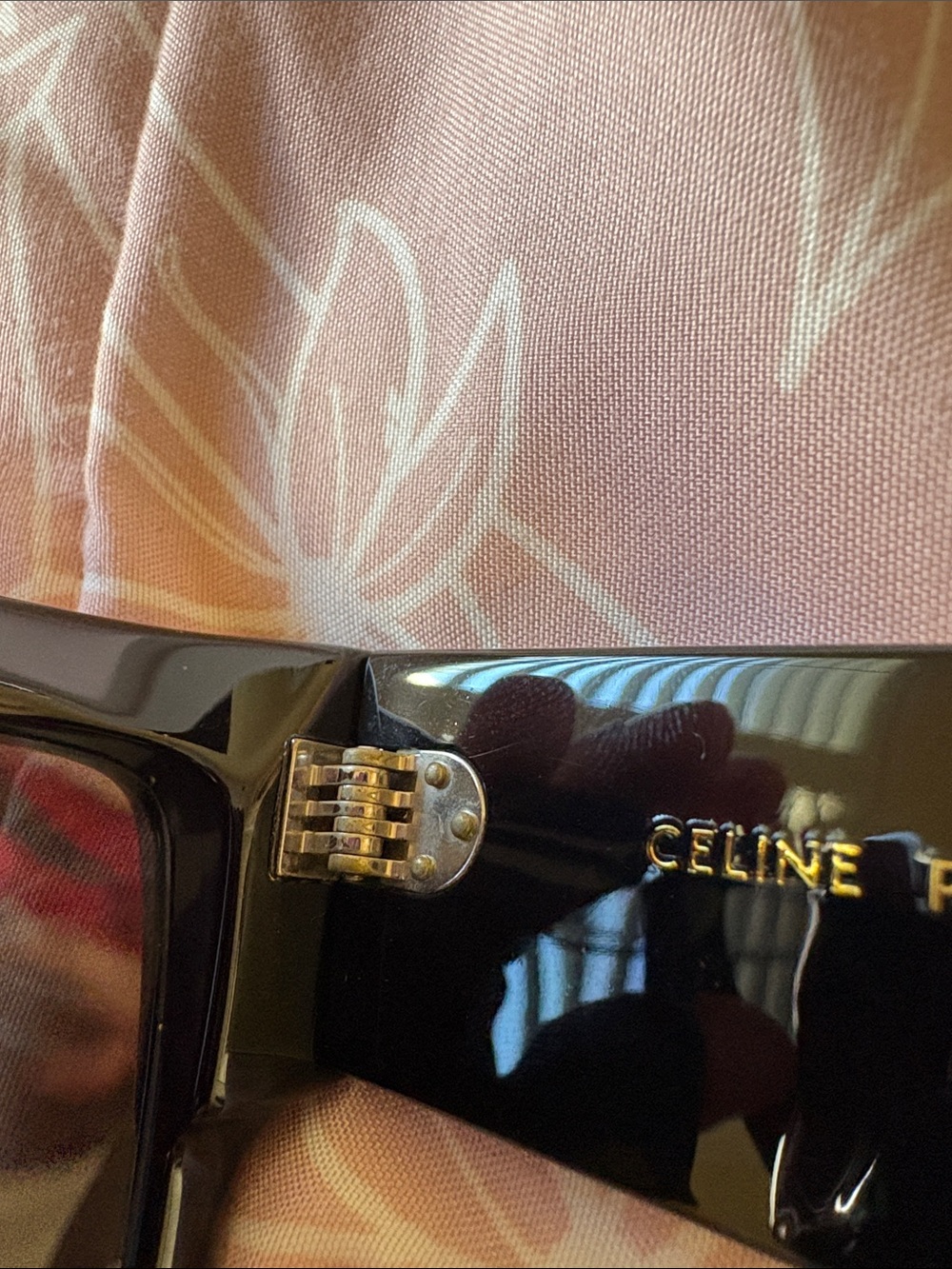 Celine Flat-top shield sunglasses 60 MM in black - Picture 5 of 17